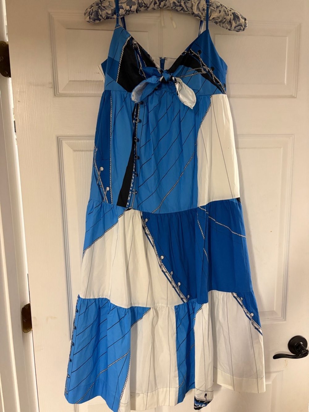 JCrew Ratti print nautical dress size 2